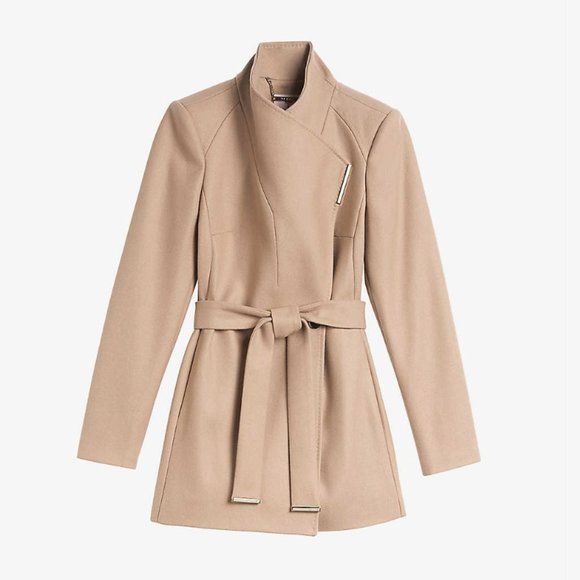 Ted Baker London Jackets & Blazers - Ted Baker Wool Wrap Short Coat